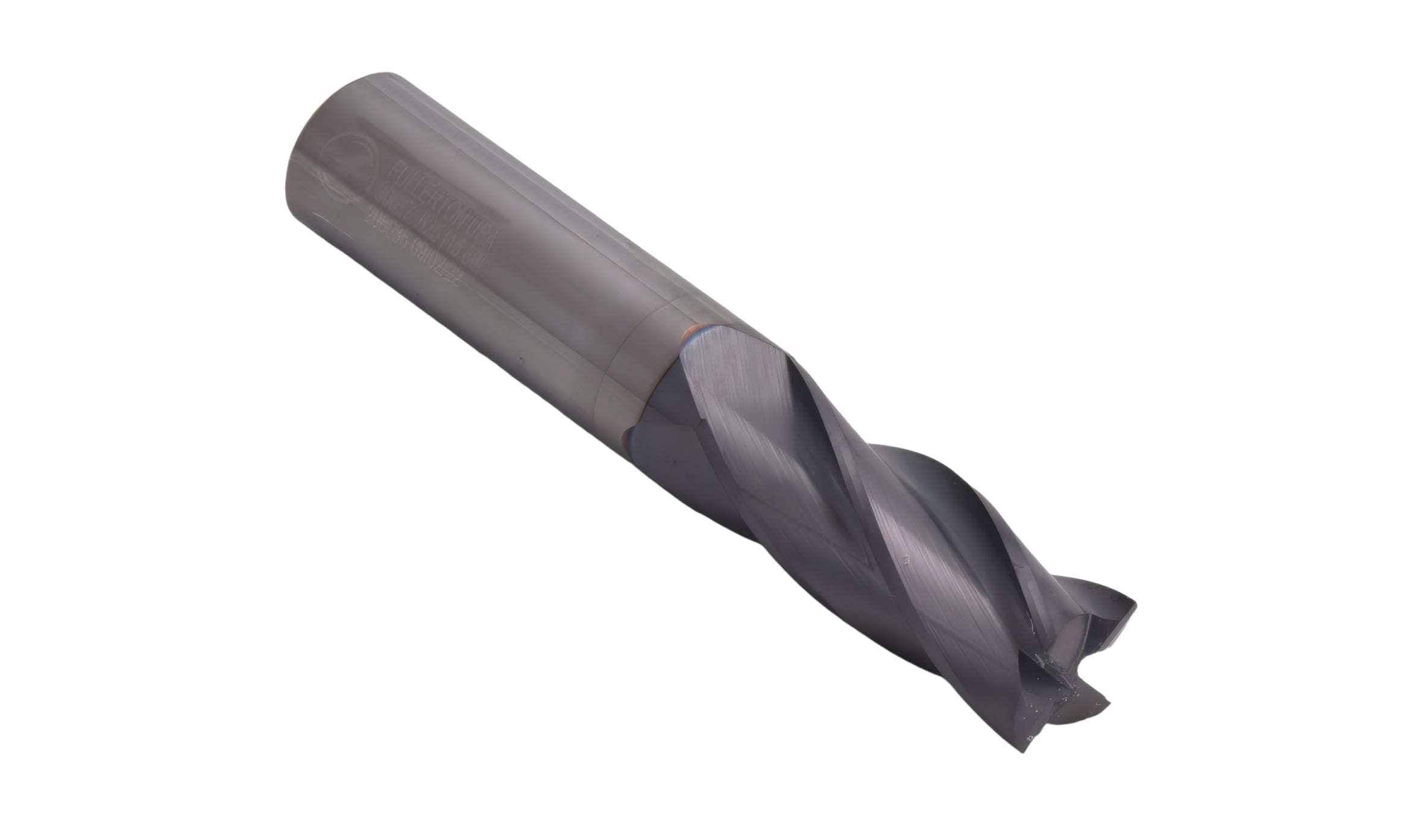 FULLERTON TOOL COMPANY MILLING CUTTERS Fullerton 30637 5/8 Inch 4 Flute TiAlN Coated Carbide Square End Mill