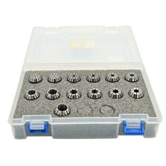 Generic Industrial:CNC, Metalworking & Manufacturing:Metalworking Inspection & Measurement:Gage Blocks & Spacers 13 Pc ER 20 Spring Collet set 1 - 13 mm