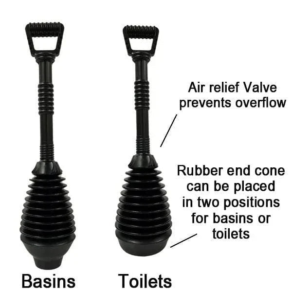 Haron Easy Grip Master Plunger HP06 for Sinks, Tubs and Toilets - Twin Eagle Imports
