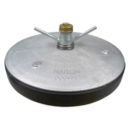 HARON Expanding Plumbing Plug Aluminium expanding plug 24"/600mm with 50mm bypass 585-630mm