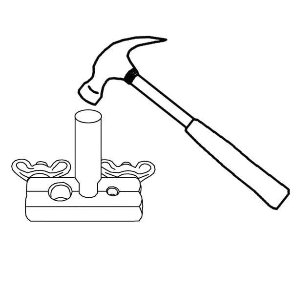 Haron H108 3/8, 1/2 & 3/4″ Heavy Duty Block and Pin Flaring Tool - Twin Eagle Imports