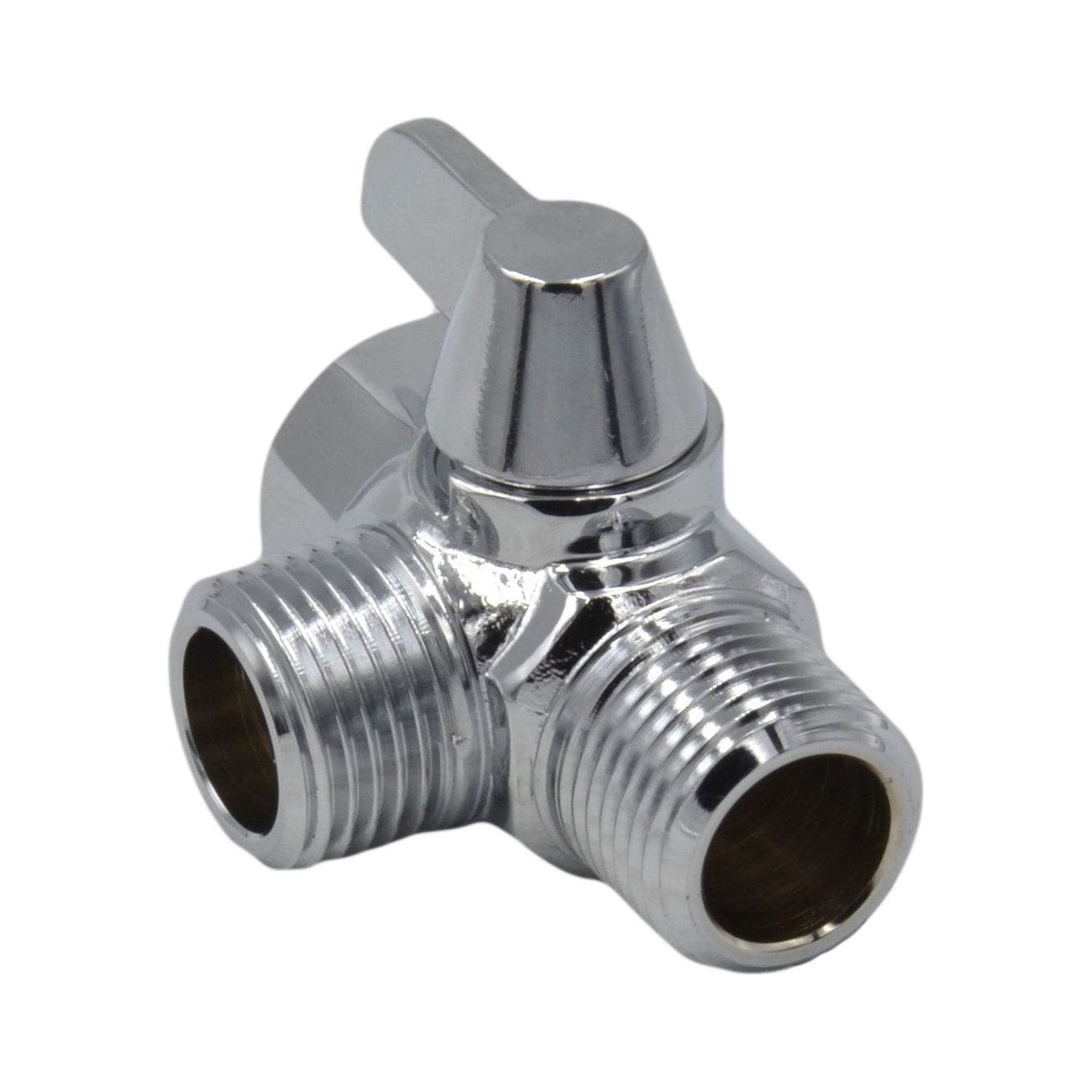 HARON Tap Repair Tool Chrome Two Way Shower Arm Diverter Valve Shower Head Splitter