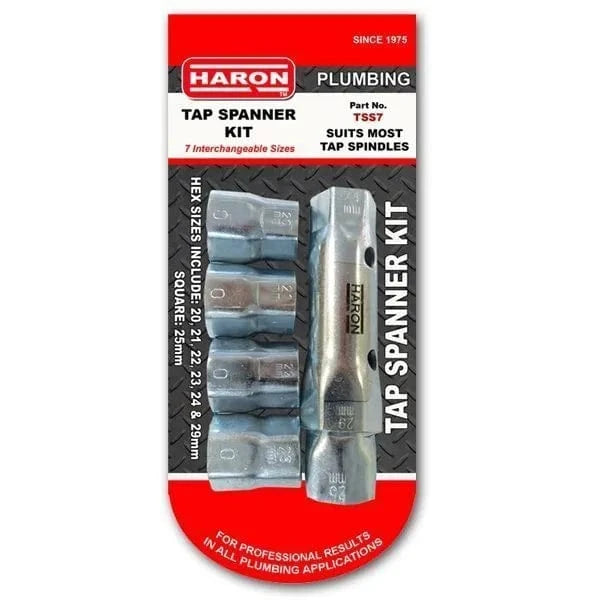 HARON Tap Repair Tool Haron TSS7 Universal Tap Spanner Kit