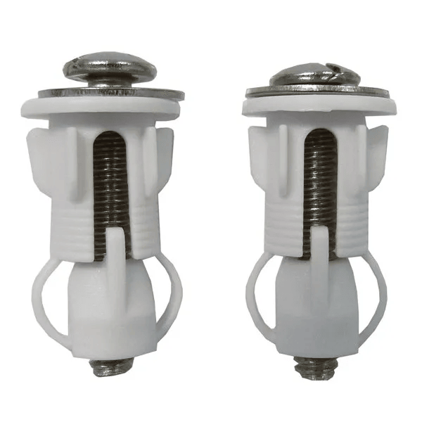 HARON Toilet Seat Fixing Kit Haron TFP-13mm – 13mm Top/Blind Fixing Plugs for Toilet Seats