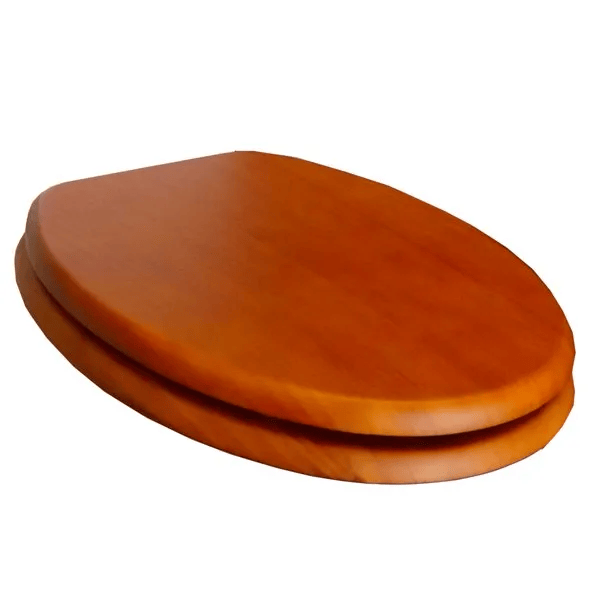 HARON Toilet Seat Haron TS-8600CP ANTIQUE PINE Veneer Toilet Seat