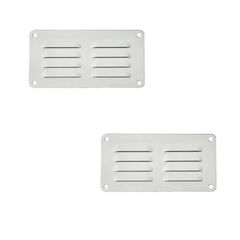 HARON Vent Haron 2257W Aluminium Vents –  White 225 x 75mm Pack of 2