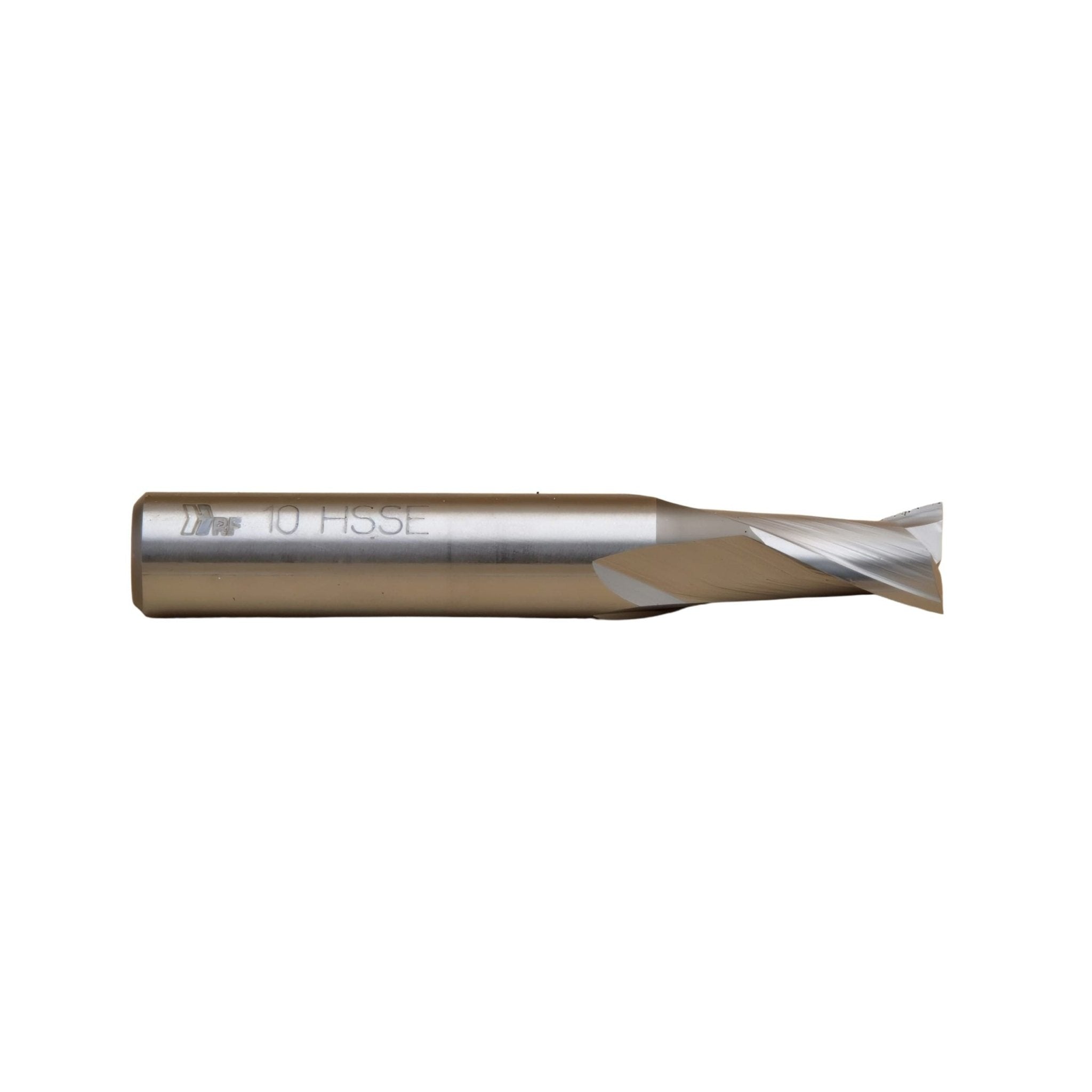 Hepyc 10mm Cobalt HSS End Mill DIN327N Short Series 2 Flute 30° Helix - Twin Eagle Imports