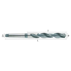 Hepyc 16mm HSS Morse Taper Shank Drill MT2 DIN 345 - Twin Eagle Imports