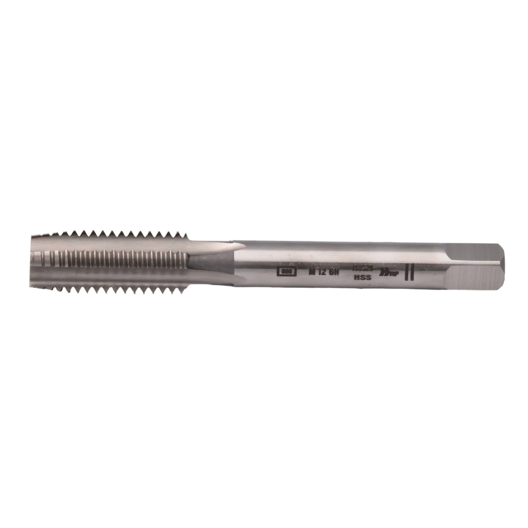 Hepyc 23252 - HSS Straight Flute Short Hand Tap (Intermediate) M12 x 1.75mm - Twin Eagle Imports