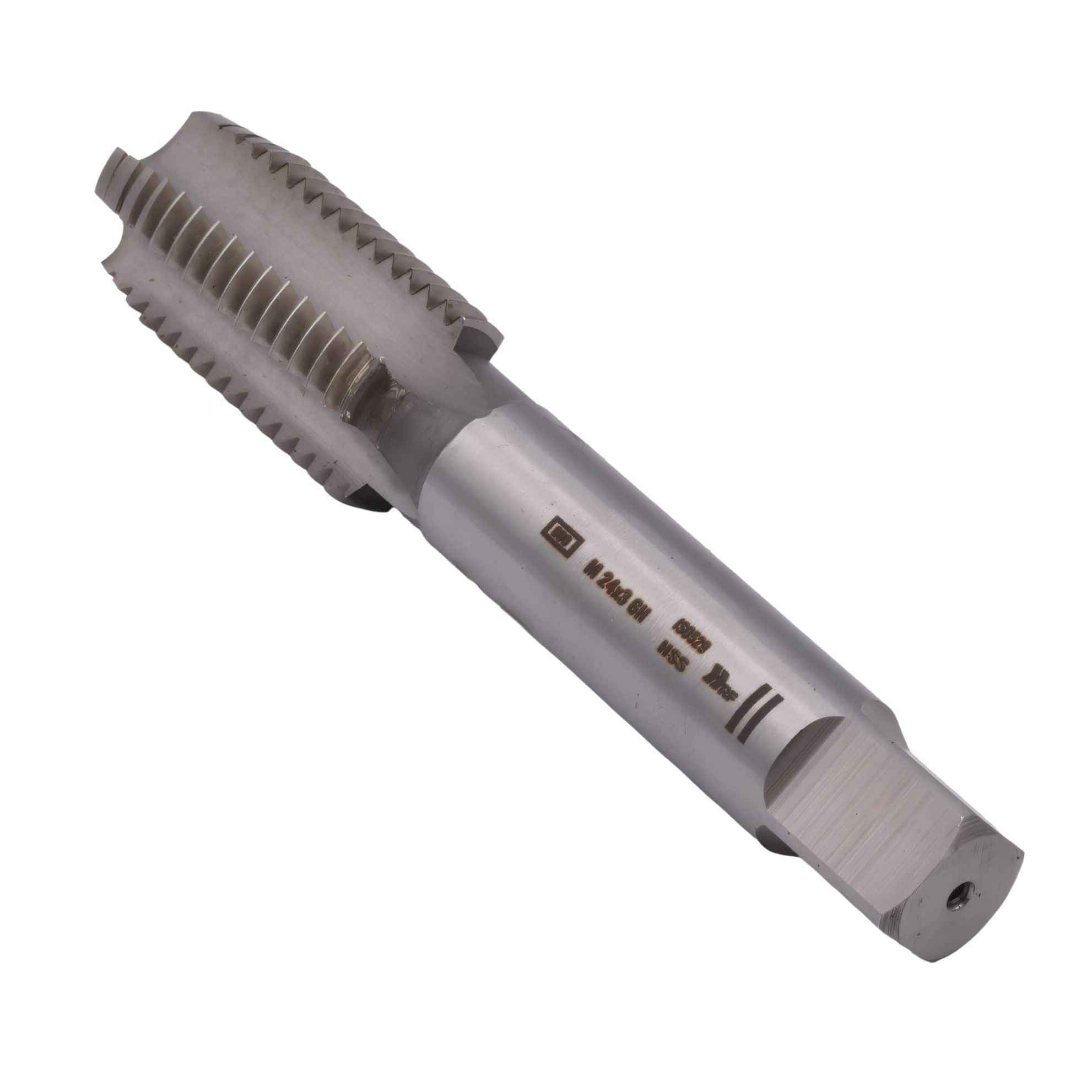 Hepyc 23252 - HSS Straight Flute Short Hand Tap (Intermediate) M24 x 3.0mm - Twin Eagle Imports