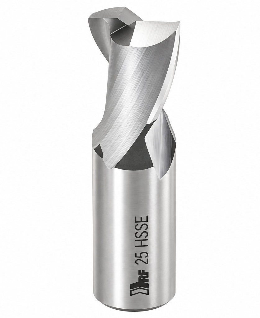 Hepyc 25mm HSSE DIN327N End Mill 2 Flute 30° Helix Short Series - Twin Eagle Imports