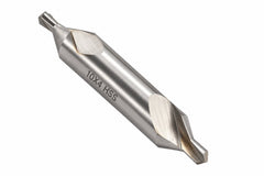 Hepyc 4mm HSS DIN333A Centre Drill 118° Tip 60° Centre Angle - Twin Eagle Imports