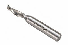 Hepyc 5mm HSSE End Mill 1 Flute 45° Helix Short Series 60mm - Twin Eagle Imports
