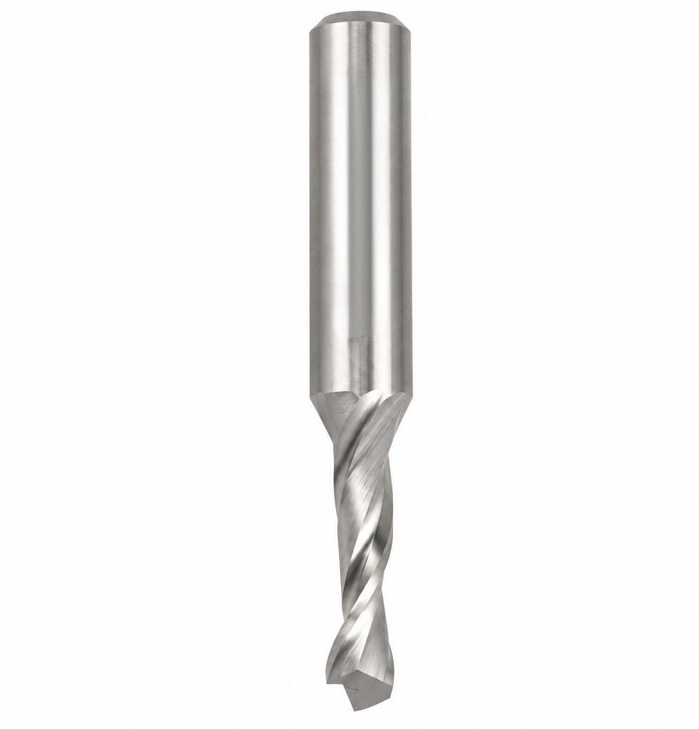 Hepyc 5mm HSSE End Mill 1 Flute 45° Helix Short Series 60mm - Twin Eagle Imports