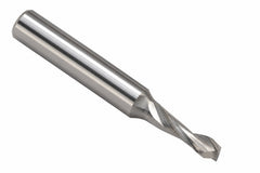 Hepyc 5mm HSSE End Mill 1 Flute 45° Helix Short Series 60mm - Twin Eagle Imports
