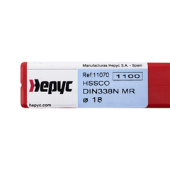 HEPYC DRILLS Hepyc 18.0mm HSS-Co Reduced Shank Drill – DIN 338 MR