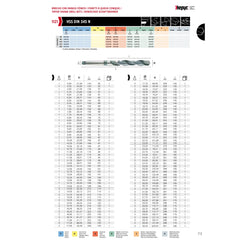 HEPYC DRILLS Hepyc 23mm HSS Morse Taper Shank Drill MT2 DIN 345N