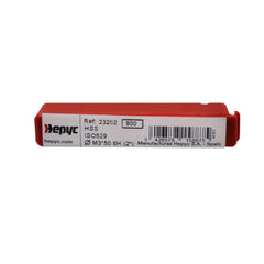 Hepyc HSS Hand Tap M3 x 0.5 ISO529 6H – Intermediate - Twin Eagle Imports