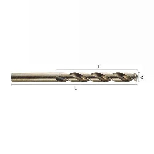 Hepyc HSSCo Split Point Drill Bit 17/64" DIN338N - Twin Eagle Imports