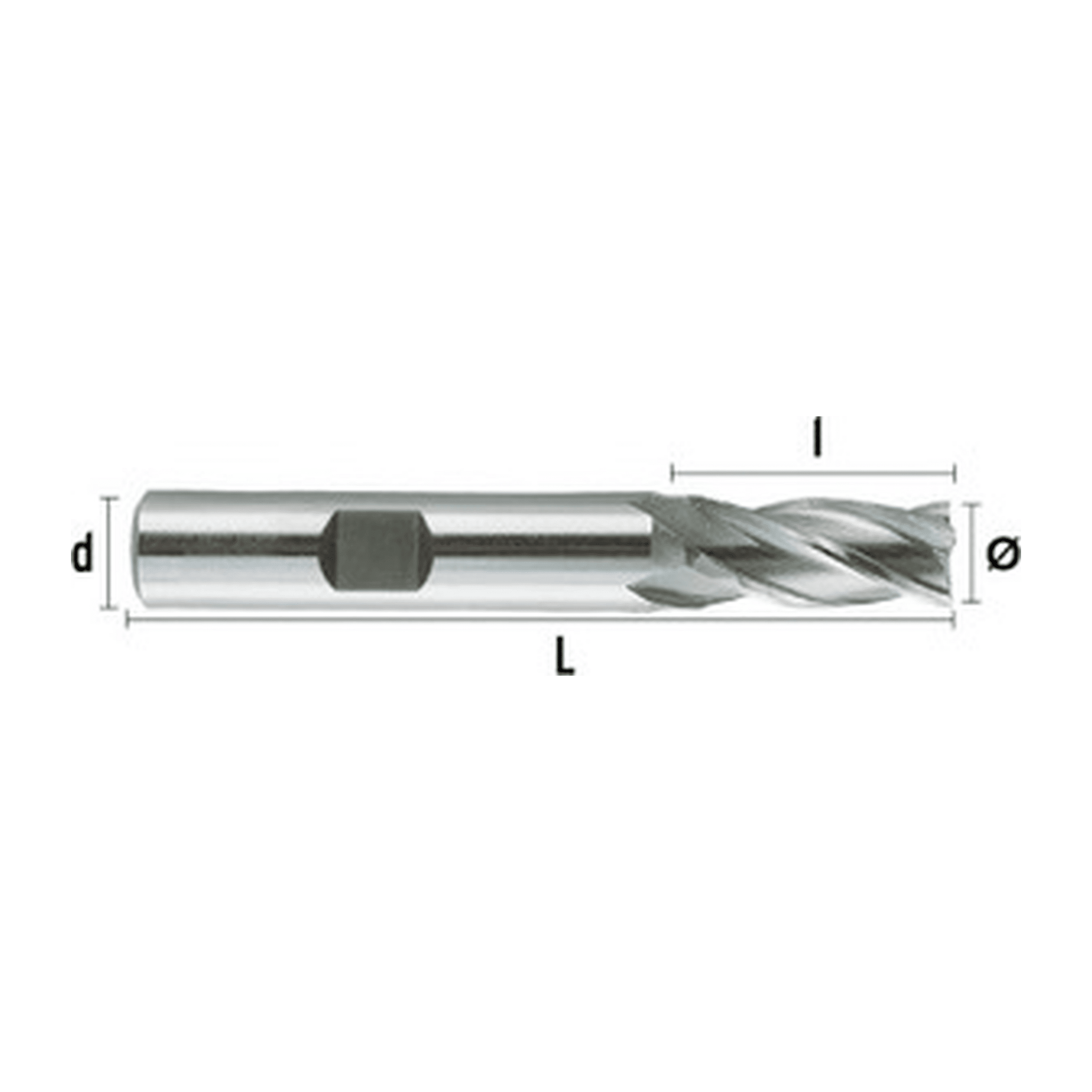 HEPYC Multi Flute 32mm HSS-Co8e Multi-Purpose End Mill - Twin Eagle Imports