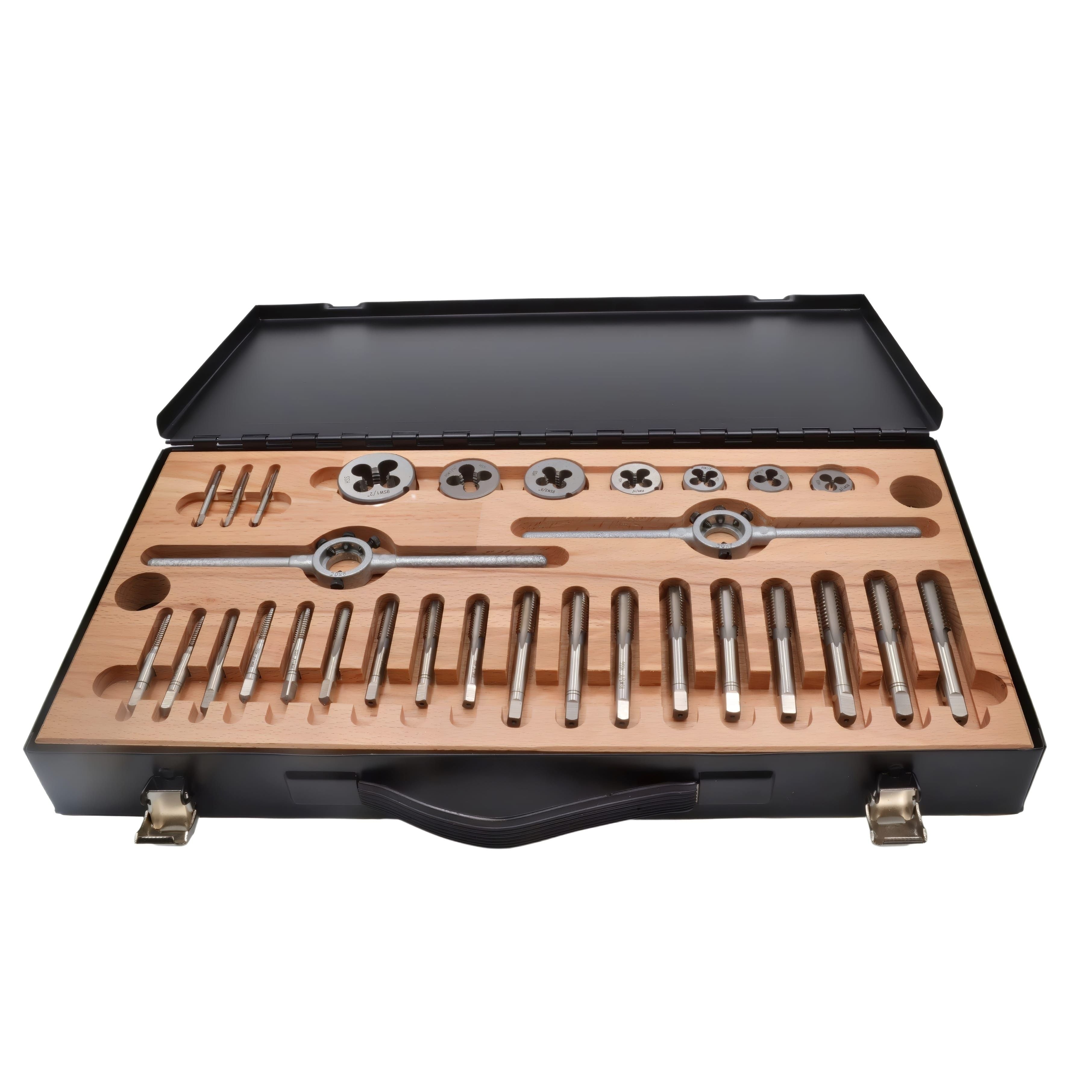 HEPYC Taps & Dies HEPYC Series 2815 HSS 1/8"–1/2" HSS BSW Tap & Die Set