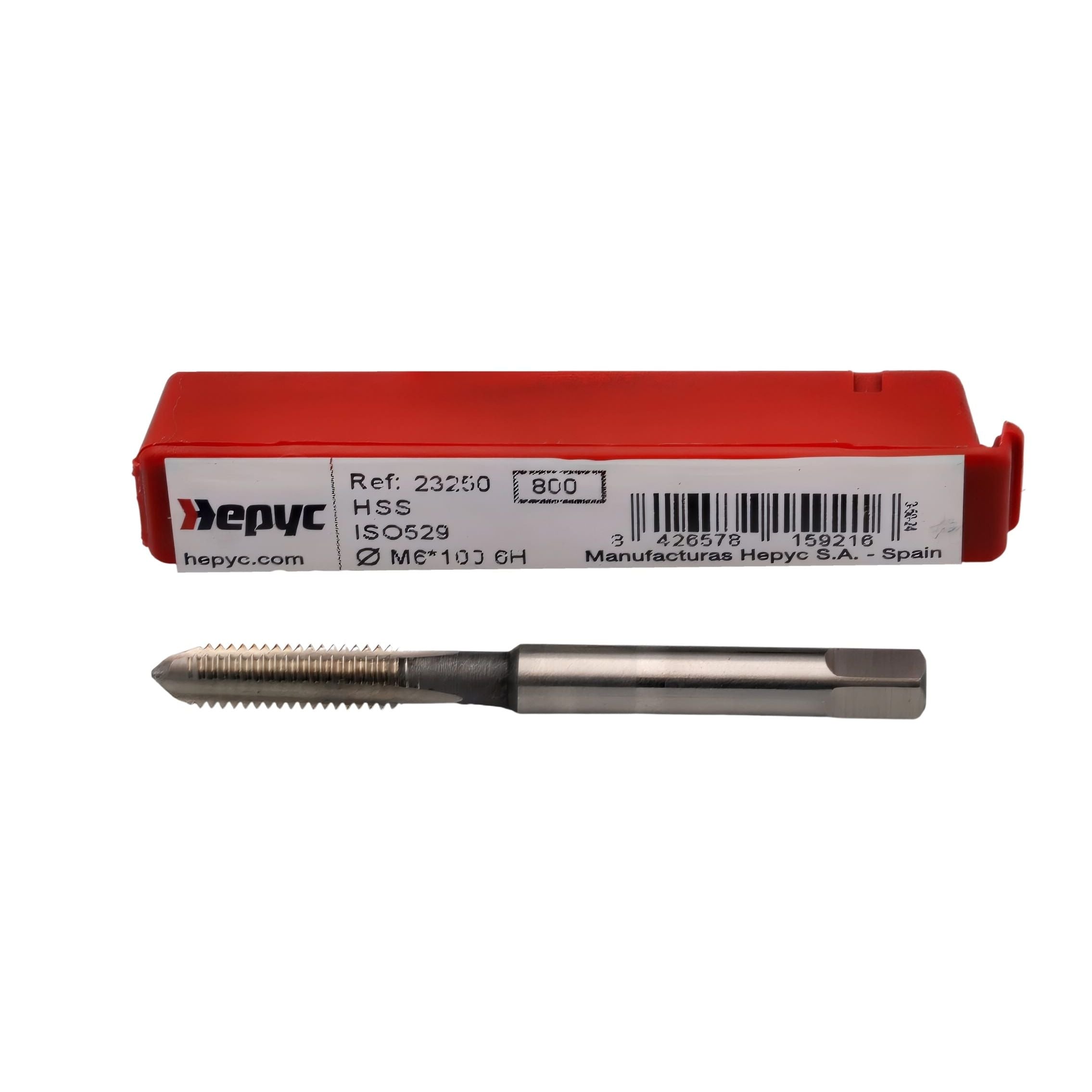 HEPYC TAPS Hepyc HSS Machine Tap M6 x 1.00 ISO529 6H