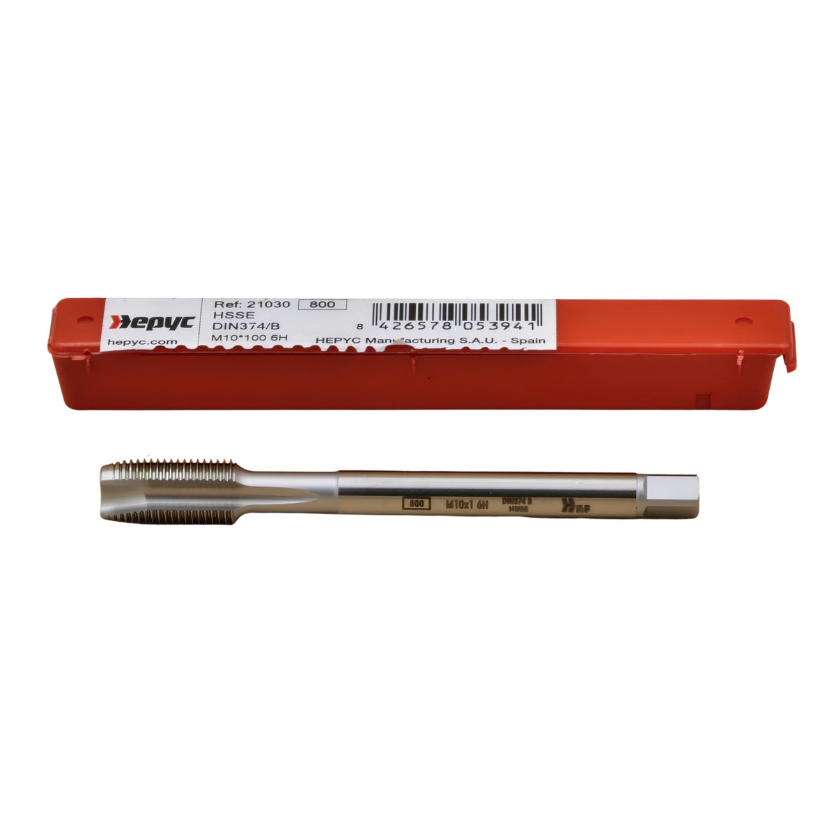 HEPYC TAPS Hepyc HSSE Gun Tap DIN 376 / 374 B M10 × 1.00
