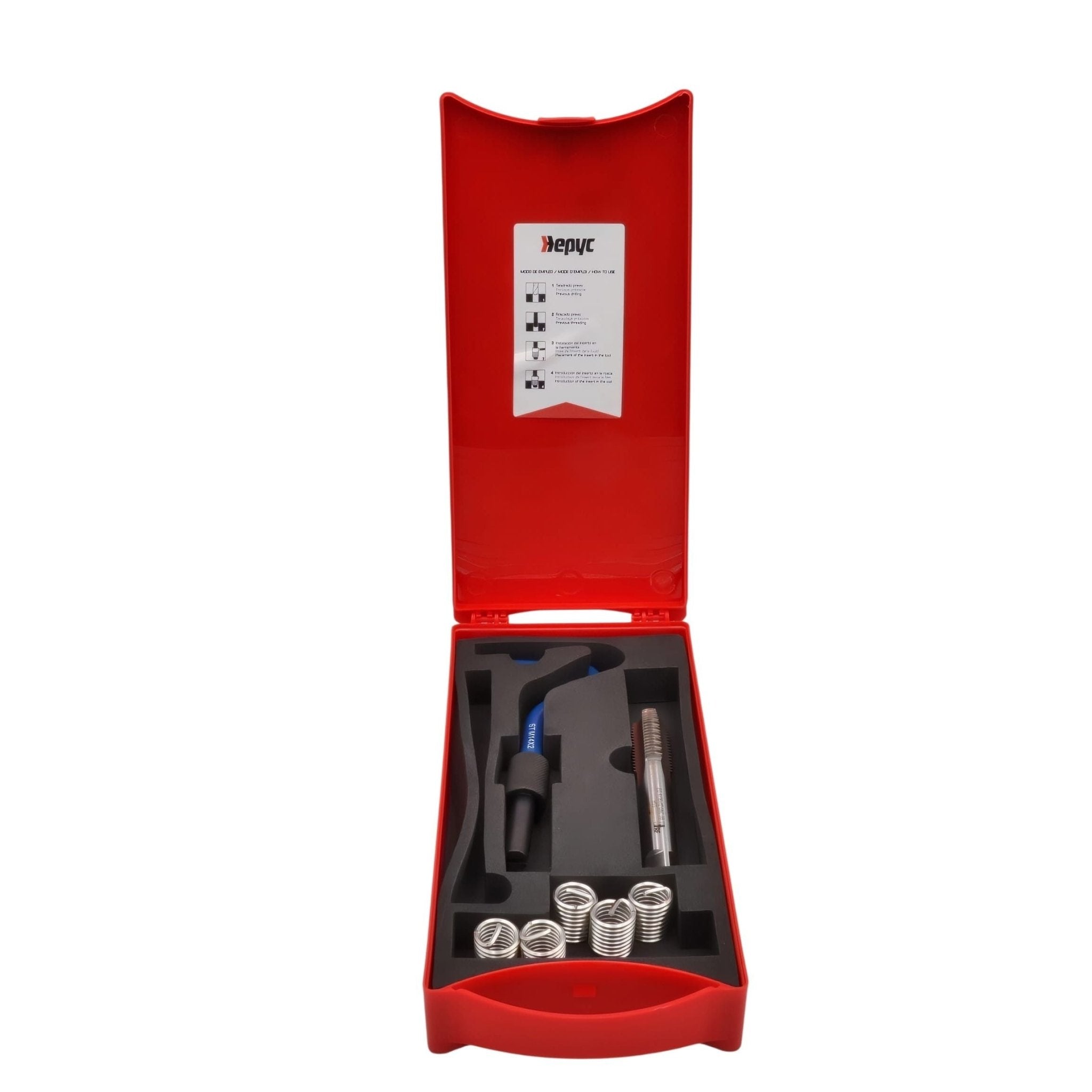 Hepyc Thread Repair Insert Kit UNC 9/16-12 - Twin Eagle Imports
