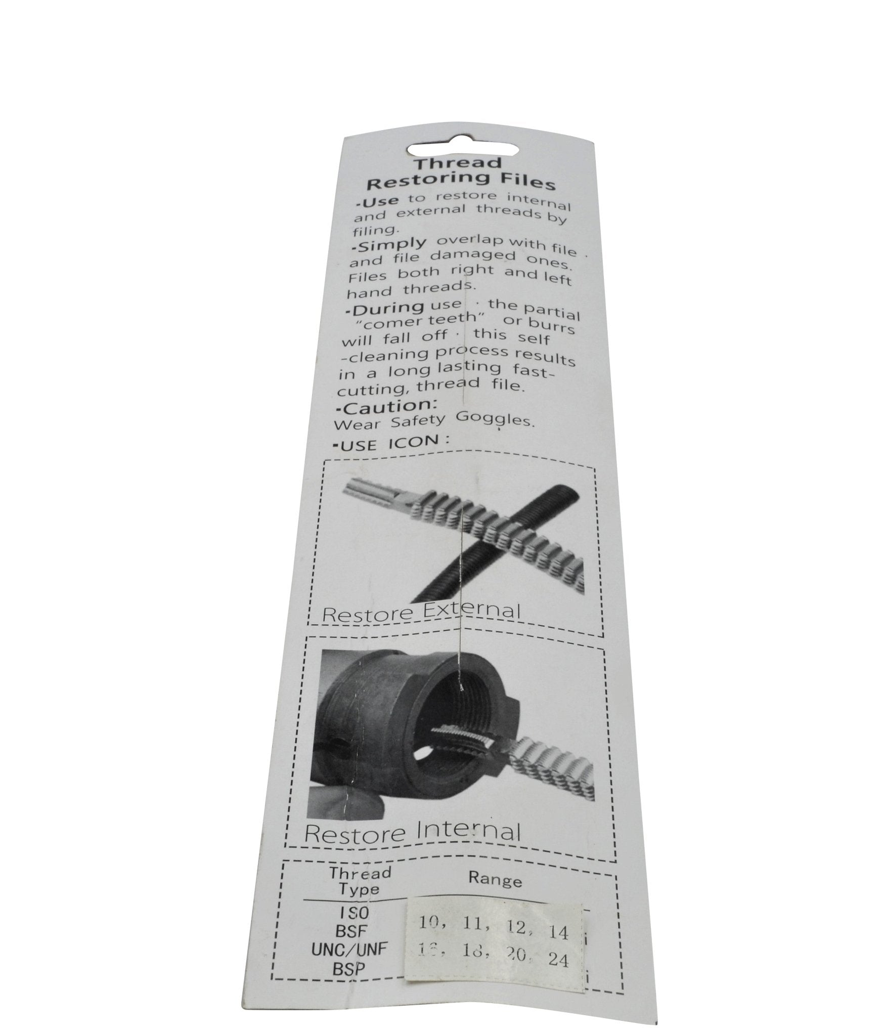 Imperial UNF and UNC Thread File Internal External 10 - 24 TPI - Twin Eagle Imports