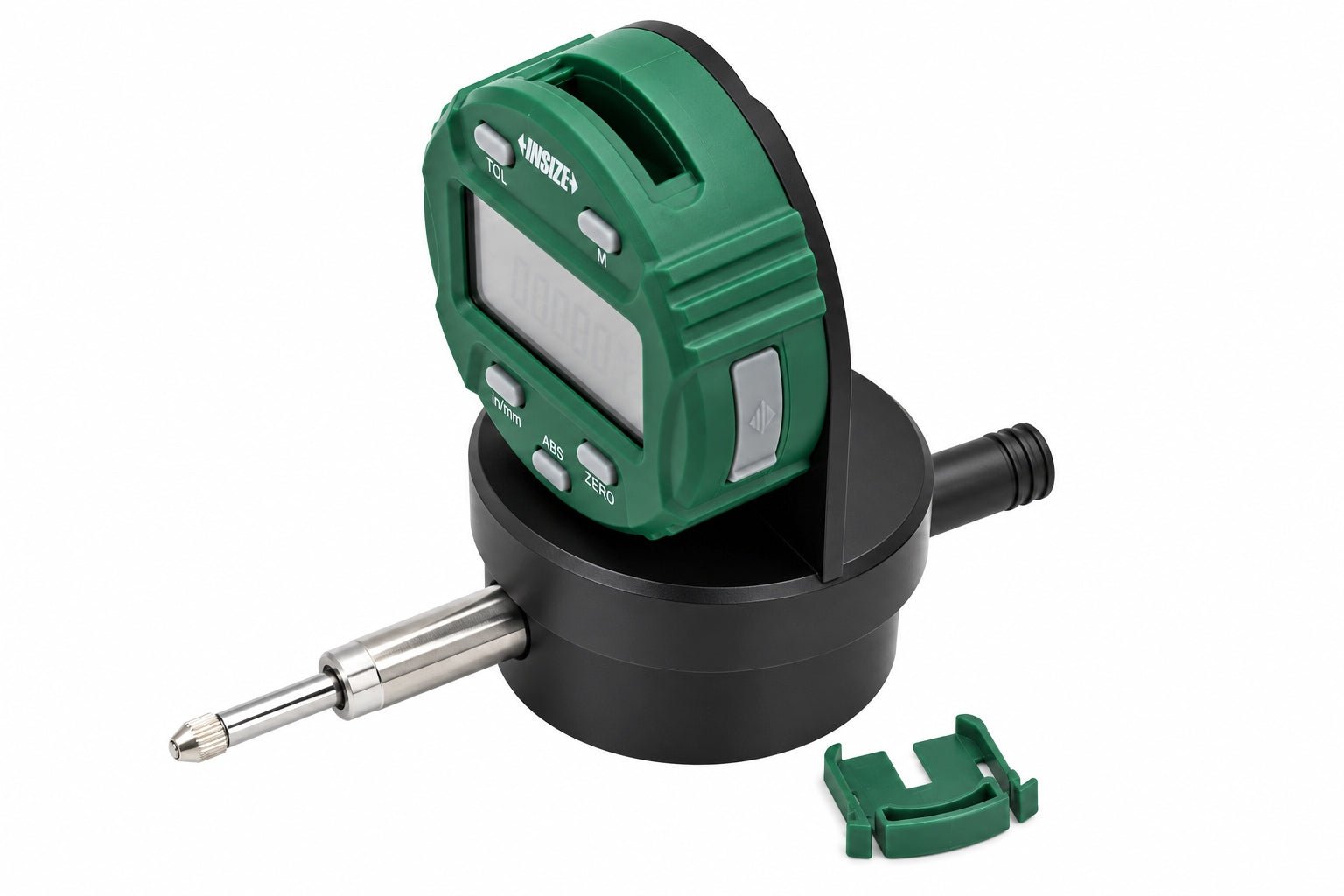 Insize 2118-10E Back Plunger Type Digital Indicator Flat Back 0.5" - Twin Eagle Imports