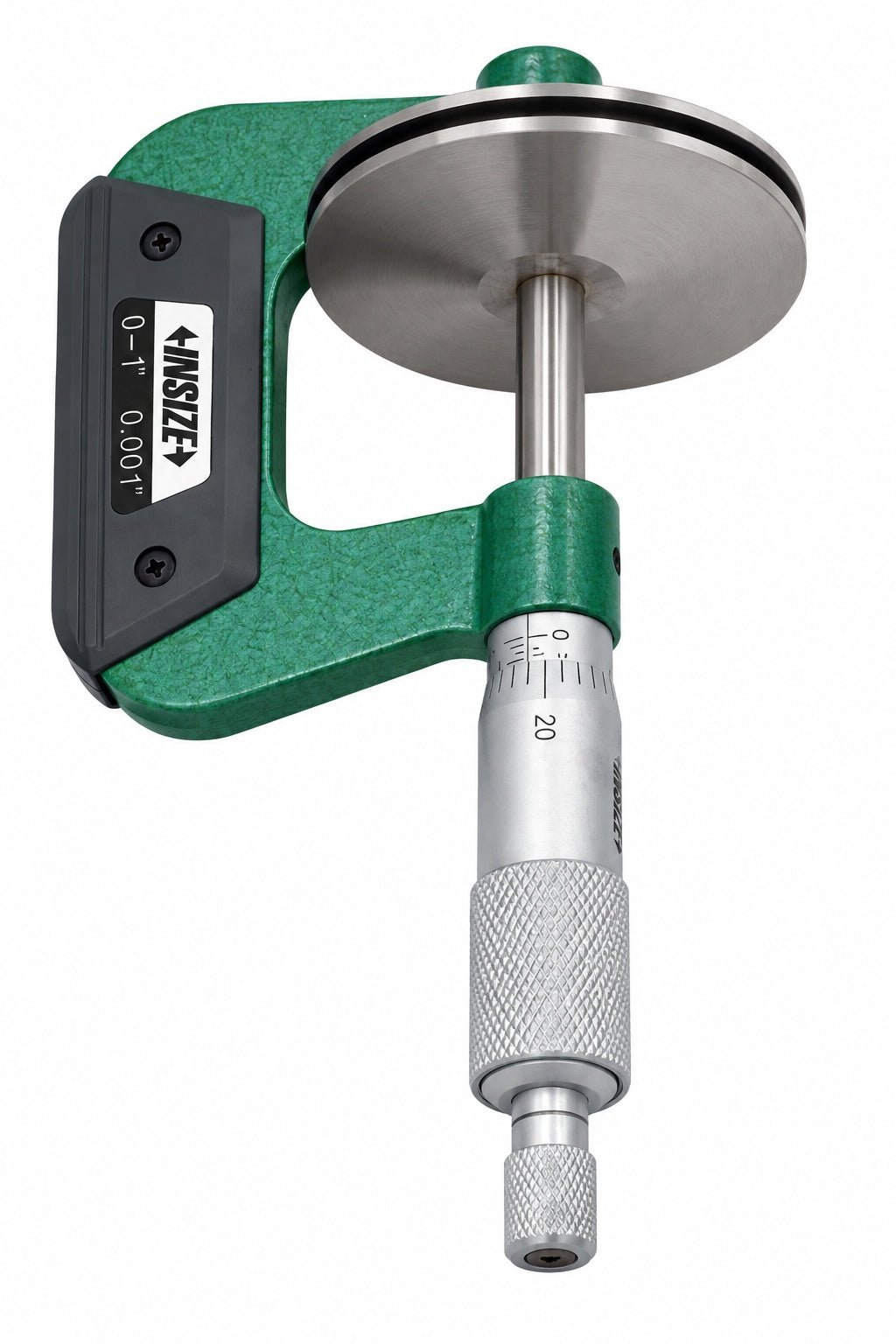INSIZE 3289-1 Large Disc Micrometer 0–1" Range 0.001" Graduation - Twin Eagle Imports