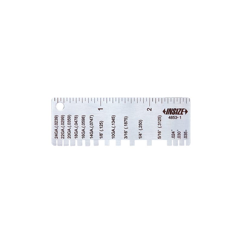 Insize 4853-1 Sheet Metal Thickness Gauge - Twin Eagle Imports