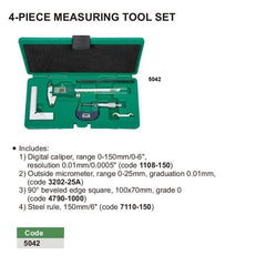 Insize 4pc Measuring Tool Set Series 5042 - Twin Eagle Imports