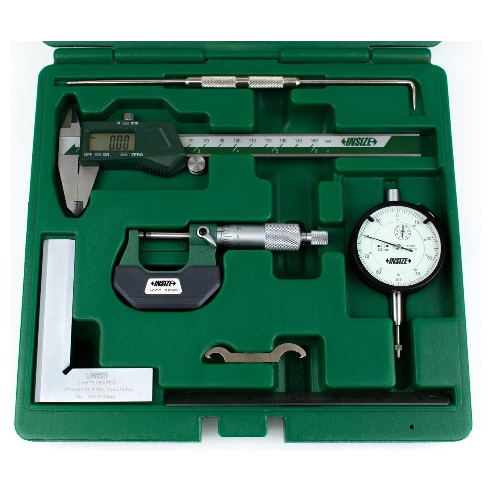 Insize 6pc Measuring Tool Set 0-150mm/0-6" Range Series 5061 - Twin Eagle Imports