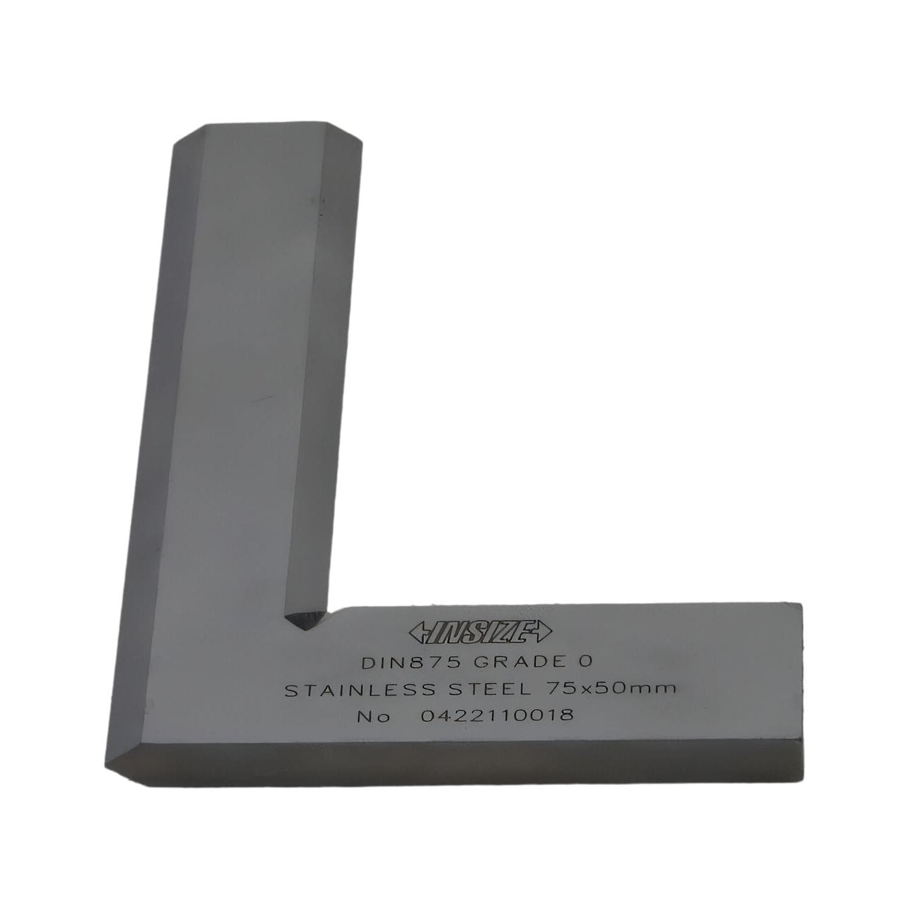 Insize Beveled Edge Square 75×50 mm Grade 0 Series 4790-750 - Twin Eagle Imports