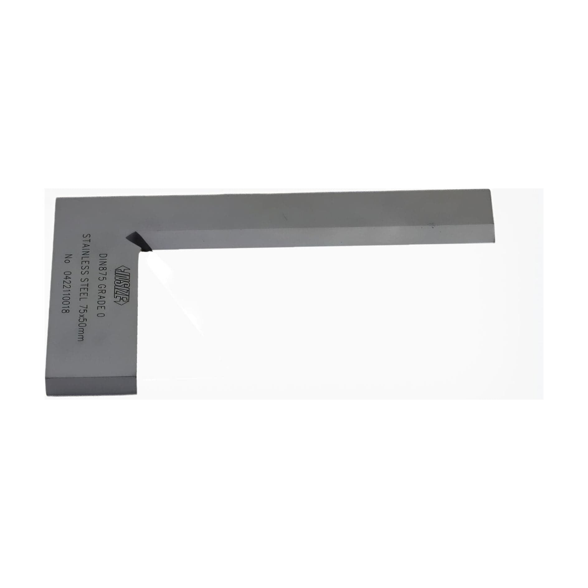 Insize Beveled Edge Square 75×50 mm Grade 0 Series 4790-750 - Twin Eagle Imports