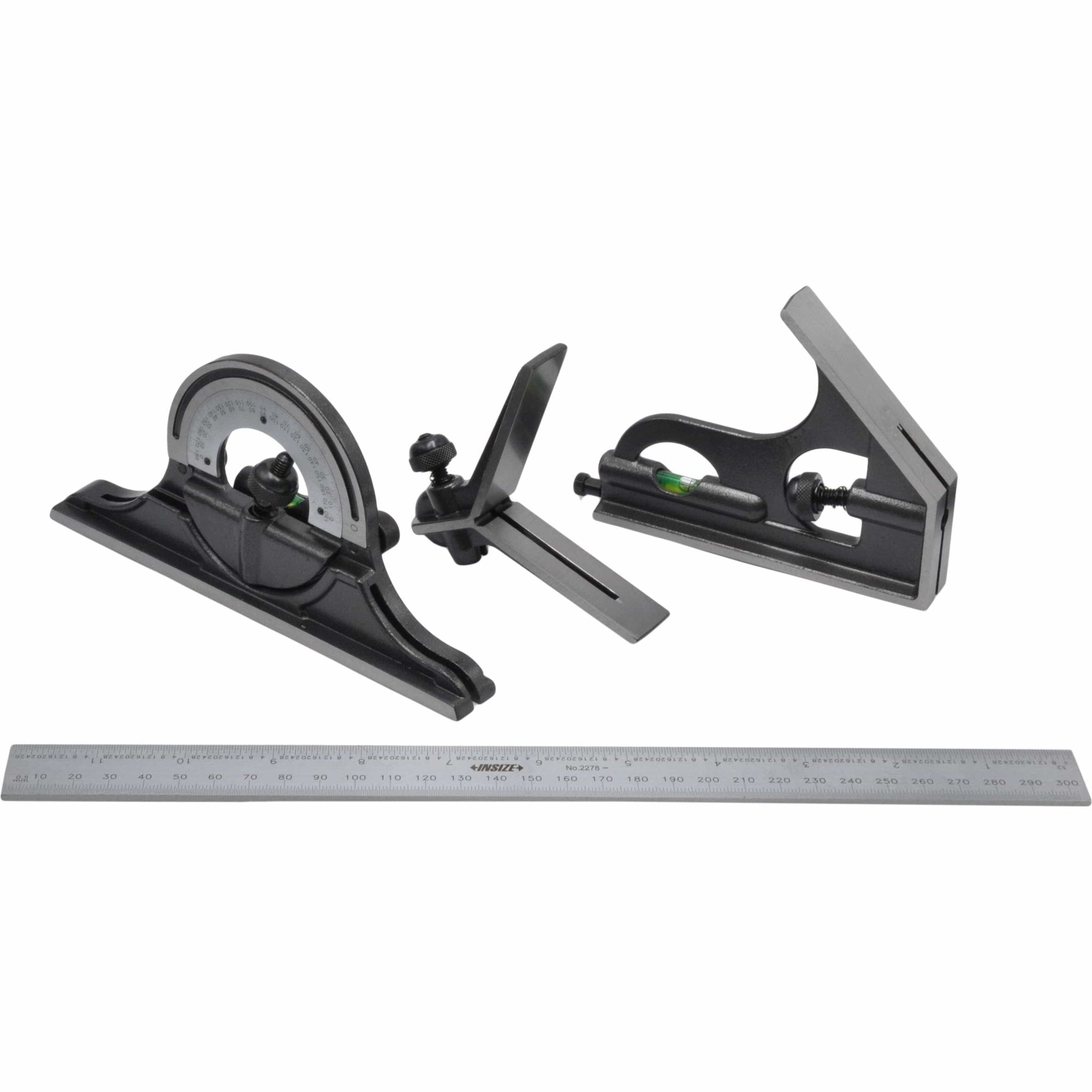 Insize Combination Square Set Layout Solution 2278-180 - Twin Eagle Imports
