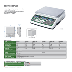 Insize Counting Scale 15kg Capacity Series 8101-15 - Twin Eagle Imports