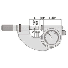Insize Dial Snap Gauge 1-2" Range Series 3334-2 - Twin Eagle Imports