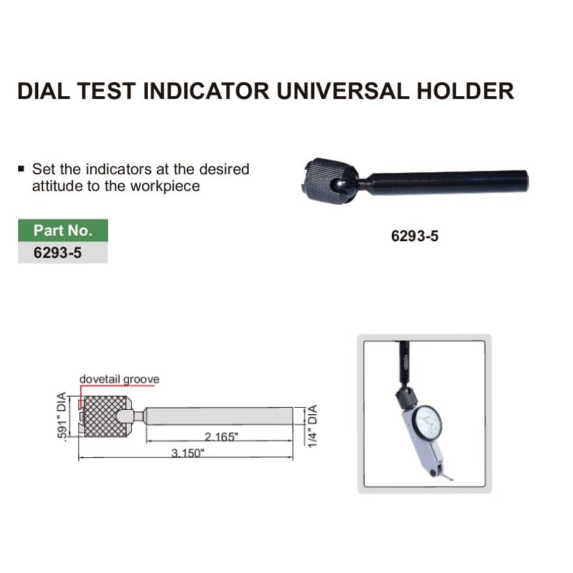 Insize Dial Test Holder 6293-5 - Twin Eagle Imports