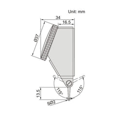 Insize Dial Test Indicator 0.8mm x 0.01mm Range Series 2399-08 - Twin Eagle Imports
