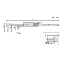 Insize Digital Back-Jaw Edge to Center Caliper Range Series 1524-200 - Twin Eagle Imports