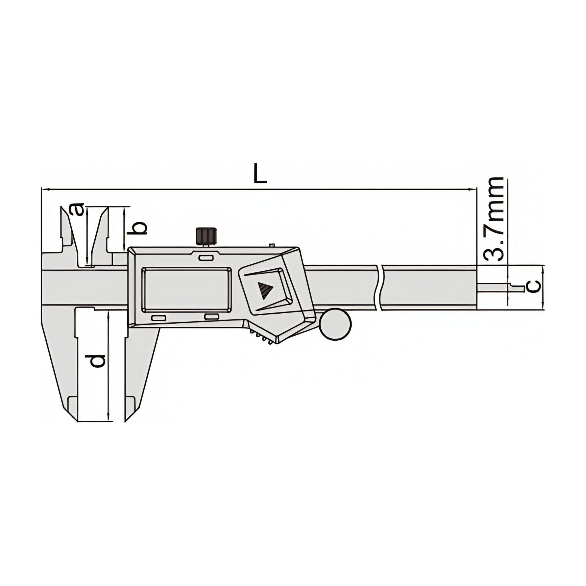 Insize Digital Caliper 0-150mm Range Series 1109-150 - Twin Eagle Imports