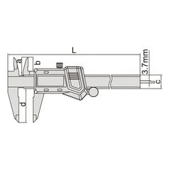 Insize Digital Caliper 0-150mm/0-6" Range Series 1114-150A - Twin Eagle Imports