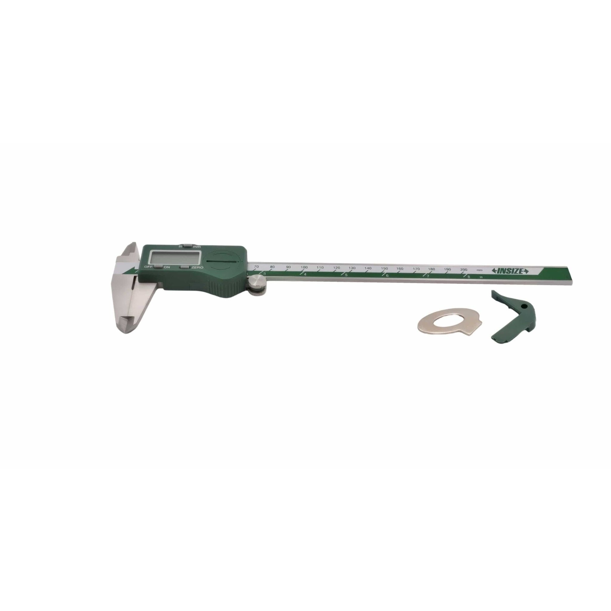 Insize Digital Caliper 0- 200mm / 0-8" Range Series 1108-200 - Twin Eagle Imports