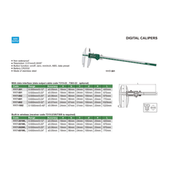Insize Digital Caliper 0-300mm / 0-12" Range Series 1117-301 - Twin Eagle Imports