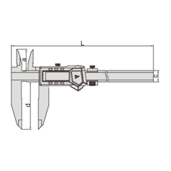 Insize Digital Caliper 0-600mm / 0-24" Range Series 1135-601 - Twin Eagle Imports