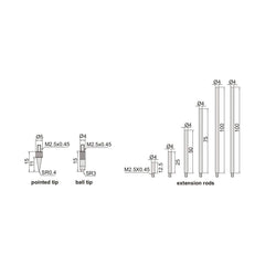 Insize Digital Depth Gauge 0-300mm/0-12" Range Series 2141-202A - Twin Eagle Imports