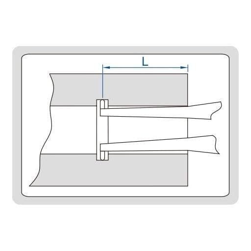 Insize Digital Internal Caliper Gauge 15-35mm/0.6-1.4" Range Series 2151-35 - Twin Eagle Imports