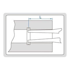 Insize Digital Internal Caliper Gauge 15-35mm/0.6-1.4" Range Series 2151-35 - Twin Eagle Imports